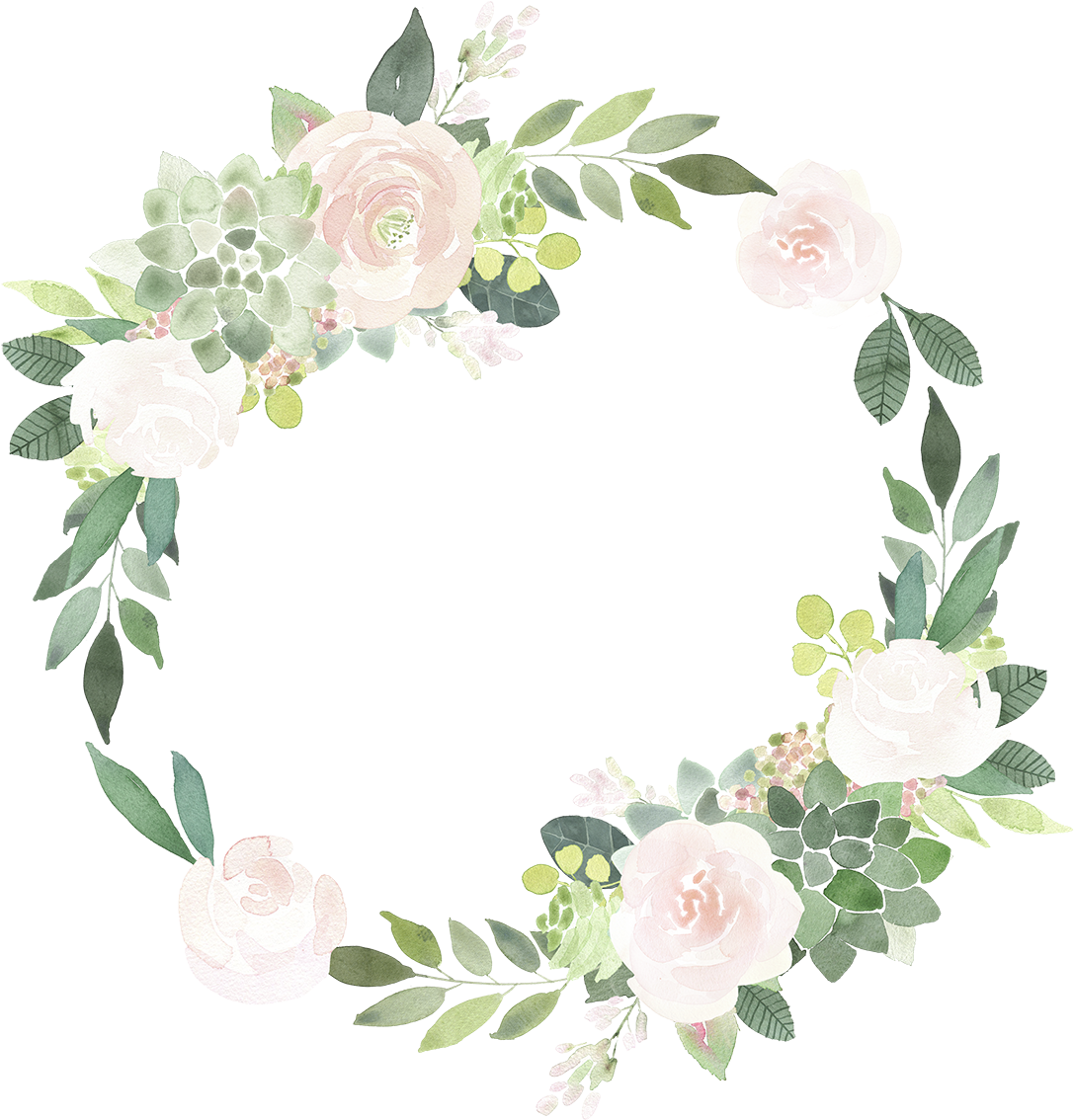 Plans - Succulent Wreath Clip Art (1550x1200)