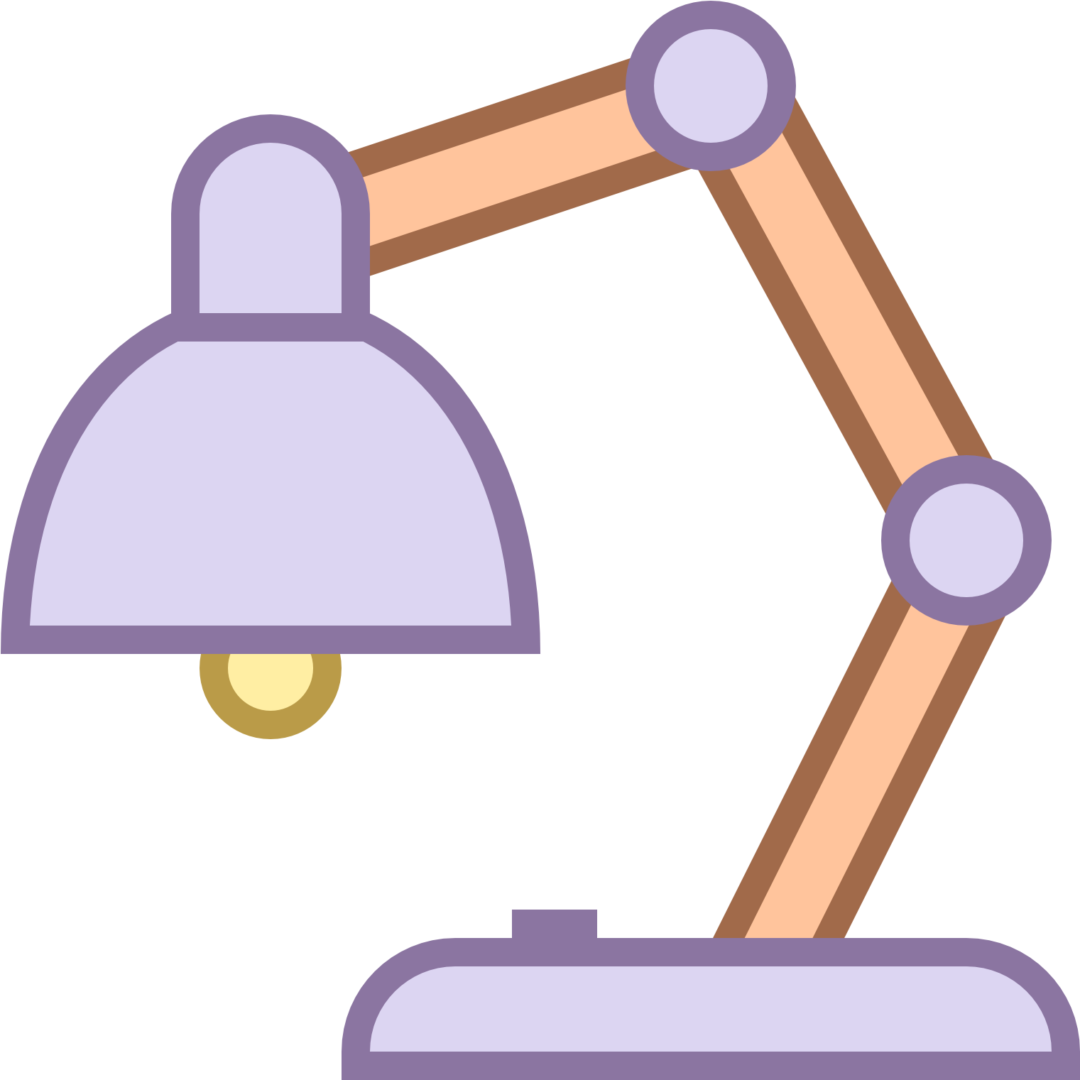 Desk Lamp Transparent Icon - Lamp Png (1600x1600)