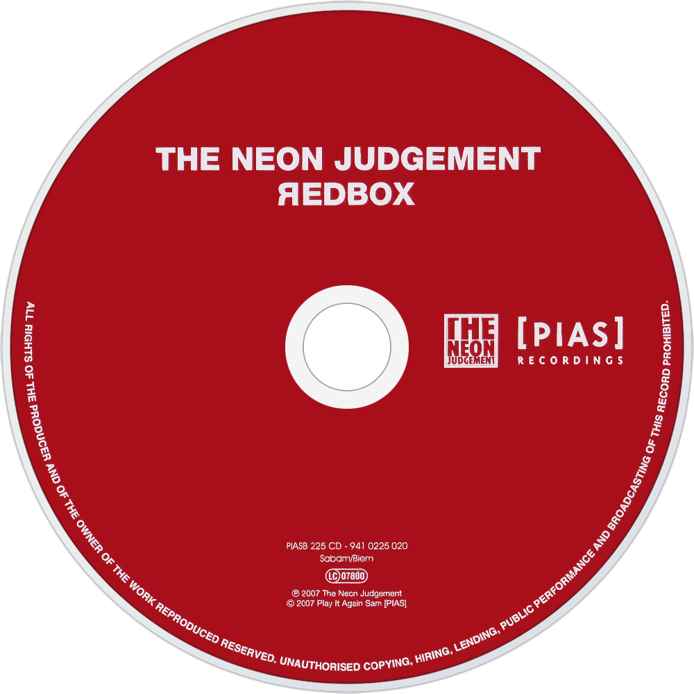 The Neon Judgement Redbox Cd Disc Image - Philosophy (1000x1000)
