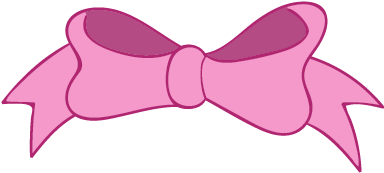 Laços Em Png Para Montagens Digitais - Pink Cartoon Bow Png (468x288)