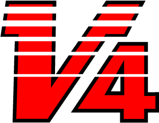 Autocollant / Sticker Honda V4 - Yamaha Rd500lc (395x395)