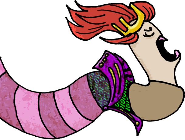 Dialogue Art Of The Worm Queen Shouting Orders At Court - Dialogue Art Of The Worm Queen Shouting Orders At Court (609x462)