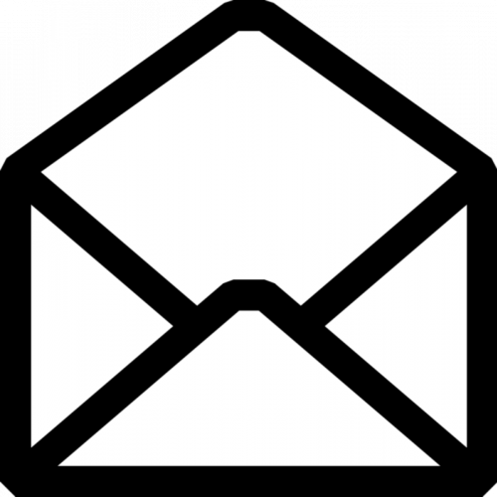 Open Brief Aan Het College Van B & W Den Helder Over - Black And White Icon Png (1000x1000)