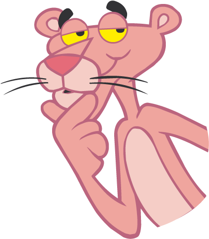 Pantera Cor De Rosa - Lil Peep Pink Panther Tattoo (455x500)