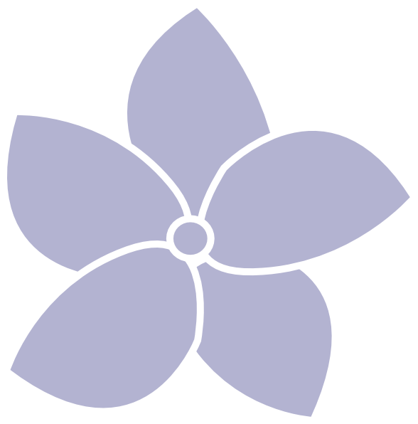 Hydrangea Vector (588x596)