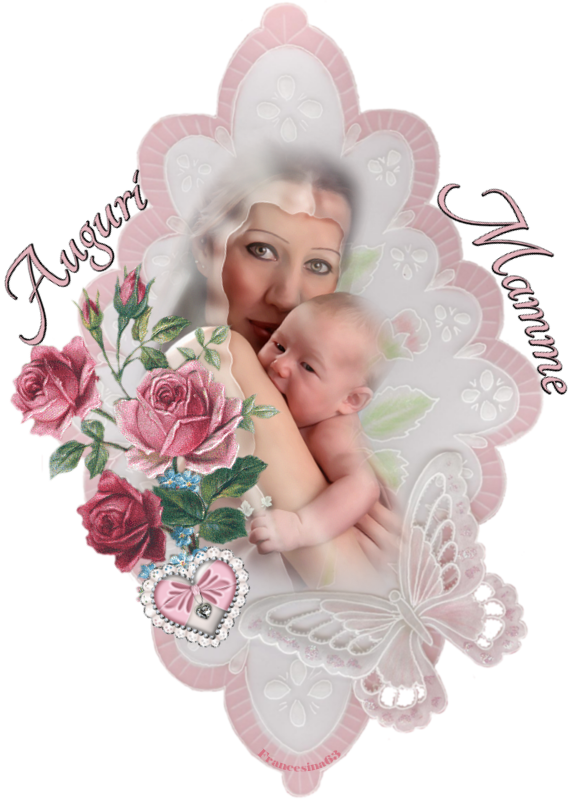 Per La Festa Della Mamma Auguri Mamme Divisore Rose - Mother's Day (568x802)