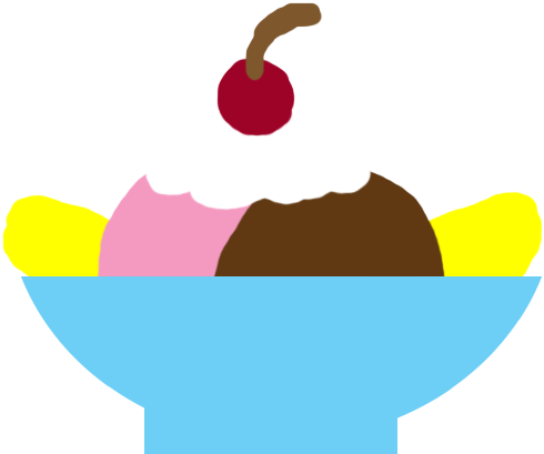 Banana Split Cutiemark By Gothtigressa - Illustration (870x870)