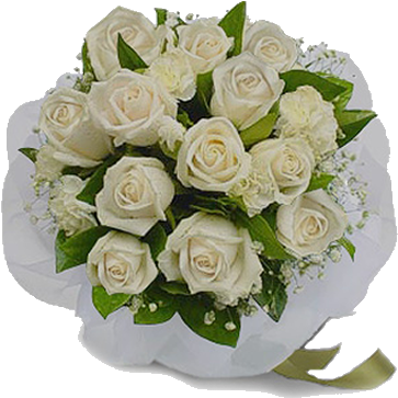 Mamma Romantica - White Roses (400x400)