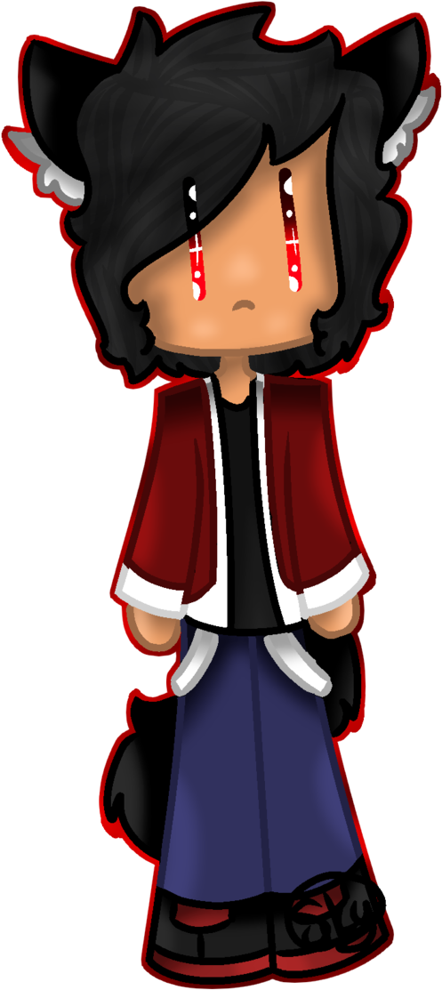 Werewolf Aaron Chibi By Skysonggaming - Chibi Aaron Werewolf Ultima (707x1131)