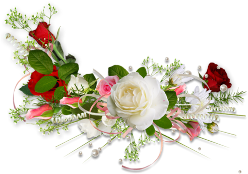 Separadores Y Flores Encontradas En La Web - Bon Anniversaire Chère Amie (500x364)