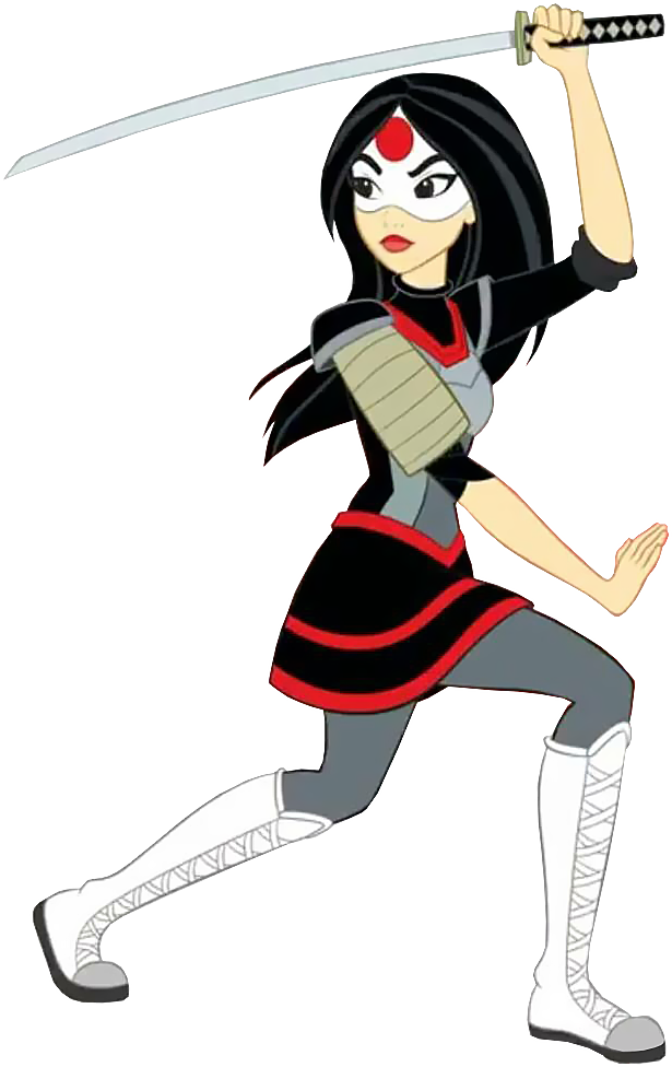 Katana Clipart Babe - Dc Super Hero Girl Katana (644x1016)