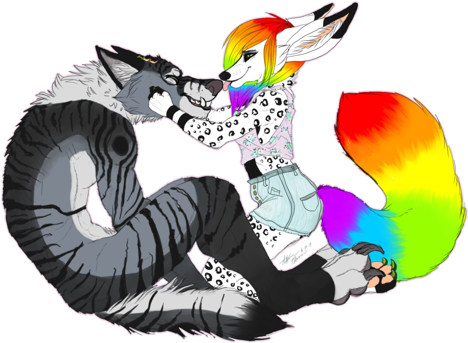 Commission- By Furryguts - Gray Wolf (1024x768)