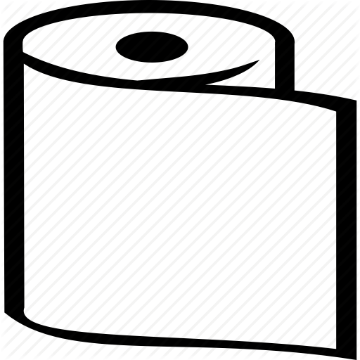 Toilet Trauma Youtube - Toilet Paper Roll Icon (512x512)