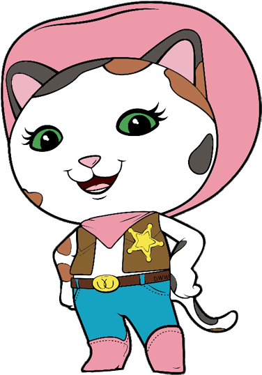 Sheriff Callie&wild West Clip Art Image - Sheriff Callie Clip Art (400x567)