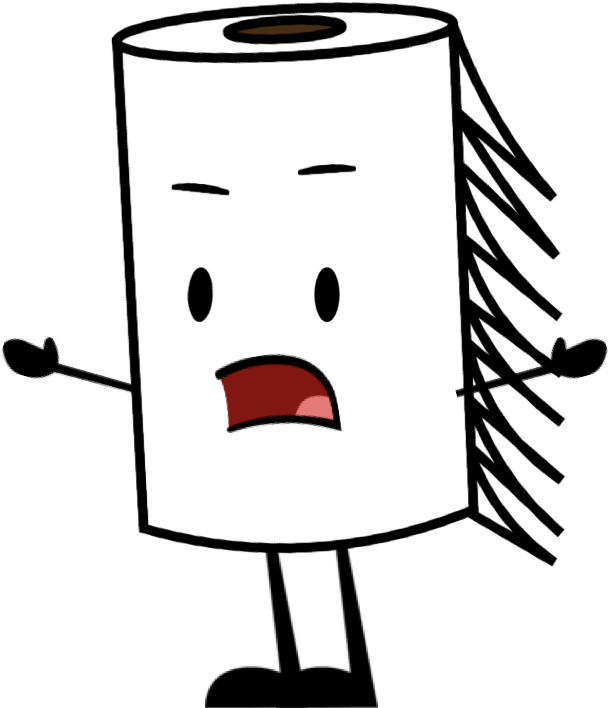 Toilet Paper Pose By Coolredanimations - Toilet Paper (616x719)