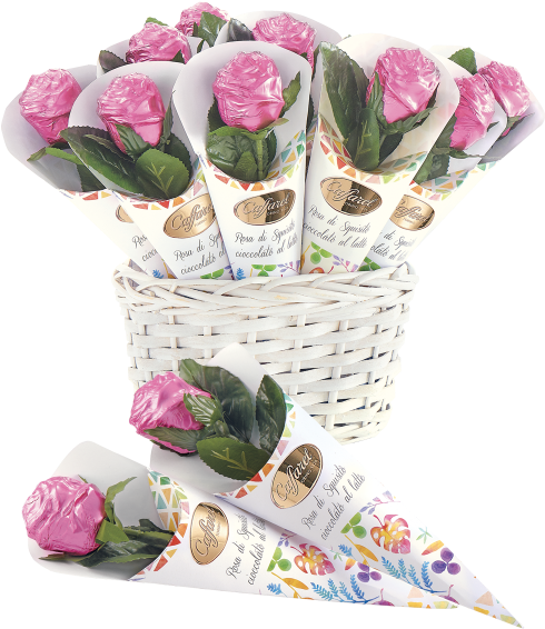 Dolce Rosa Di Cioccolato In Confezione Regalo - Rose (600x600)