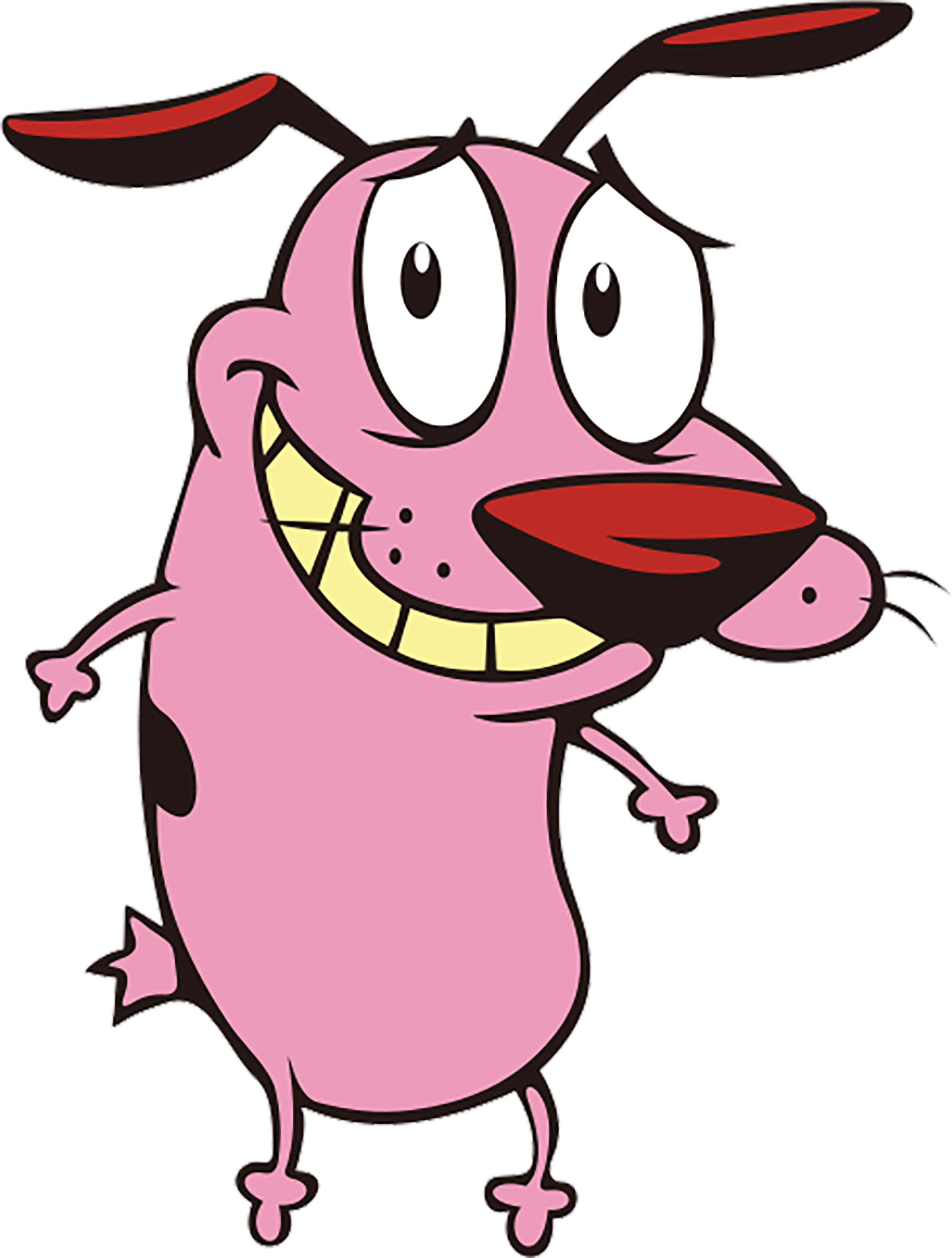 Dog Animated Cartoon Cartoon Network Humour - Courage The Cowardly Dog Courage (2662x3200)
