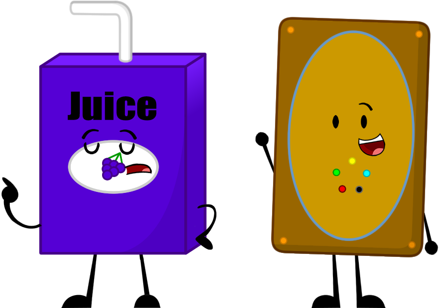 Grape Juice Box And Magic Card By Patroned Octanium - Cartoon (893x620)