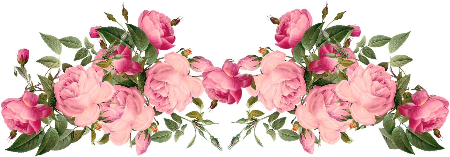 Best Vintag Flower Border - Flower Border Clipart (1600x551)