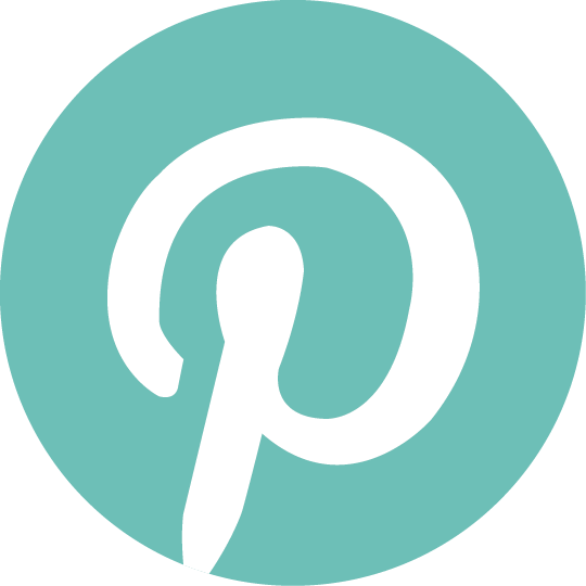 Facebook Twitter Pinterest Instagram - Gray Pinterest Logo Png (540x540)