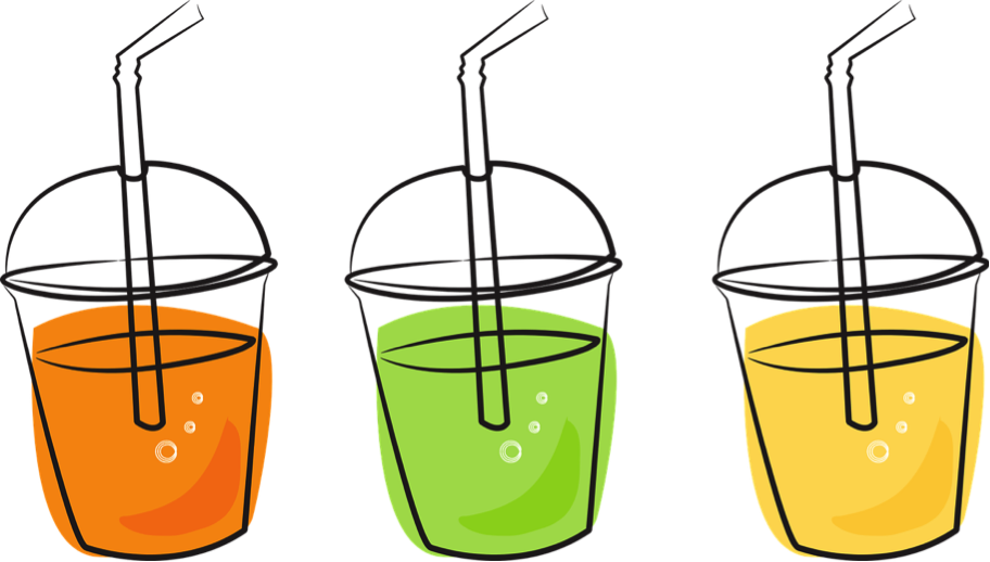 Picture Of Juice Glasses - น้ำ ผล ไม้ Png (912x518)