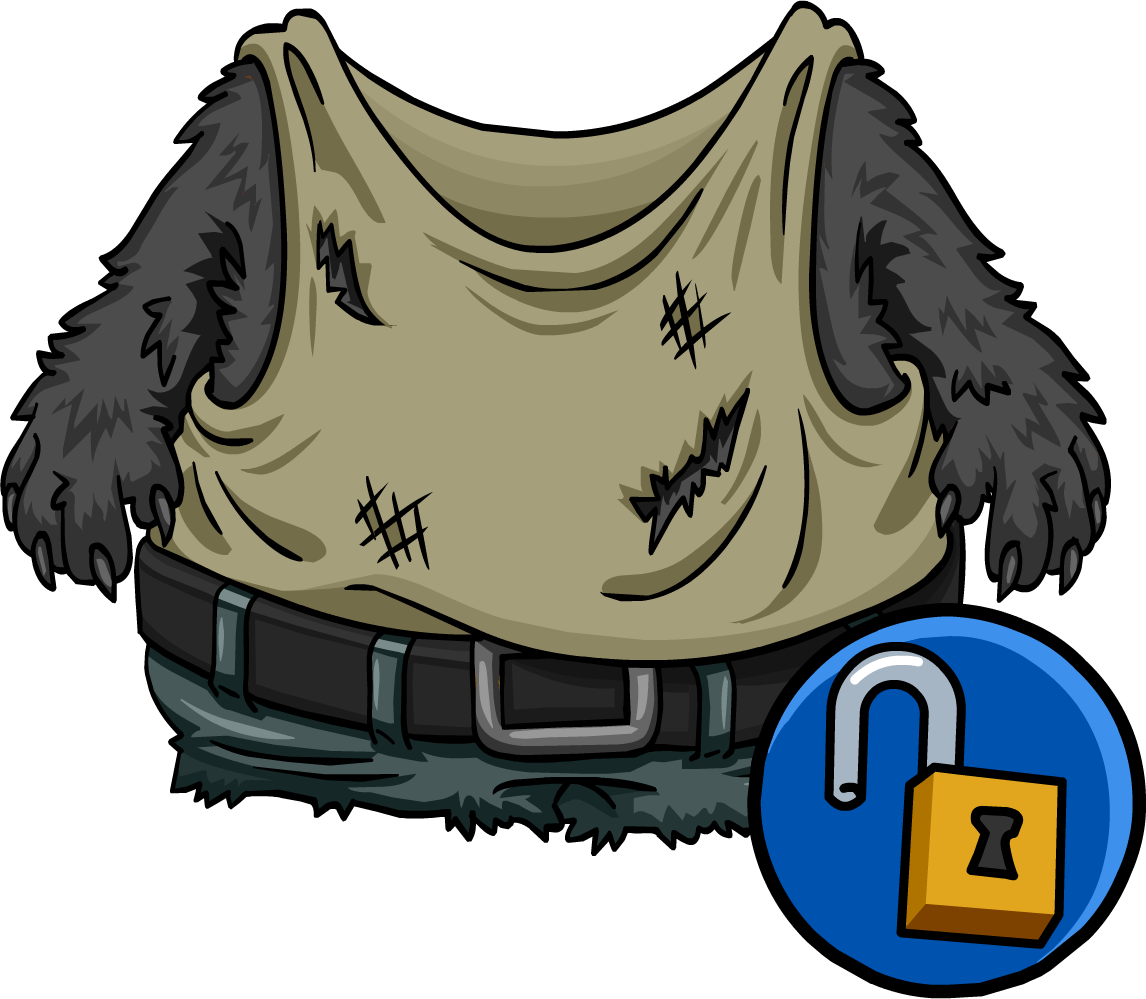 Gray Werewolf Costume - Club Penguin Werewolf Costume (1146x999)
