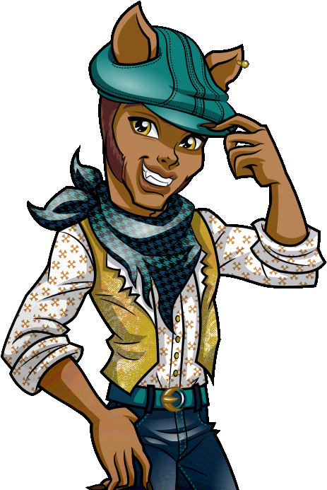 Clawd Wolf - Basic - Cartoon (512x700)