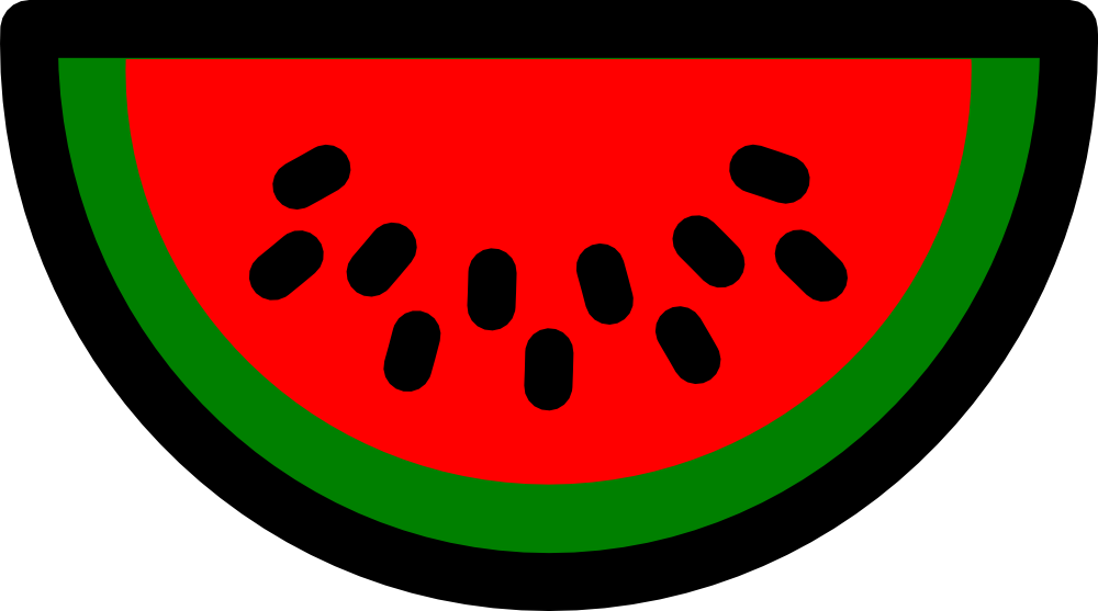 Net » Clip Art » Pitr Watermelon Icon Super Duper Svg - Watermelon Clip Art (2400x1338)