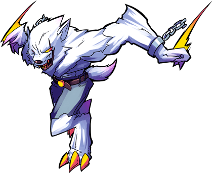 Rigel, A Swift And Powerful Rank 3 Werewolf - Rpg Maker Mv Monsters (421x342)