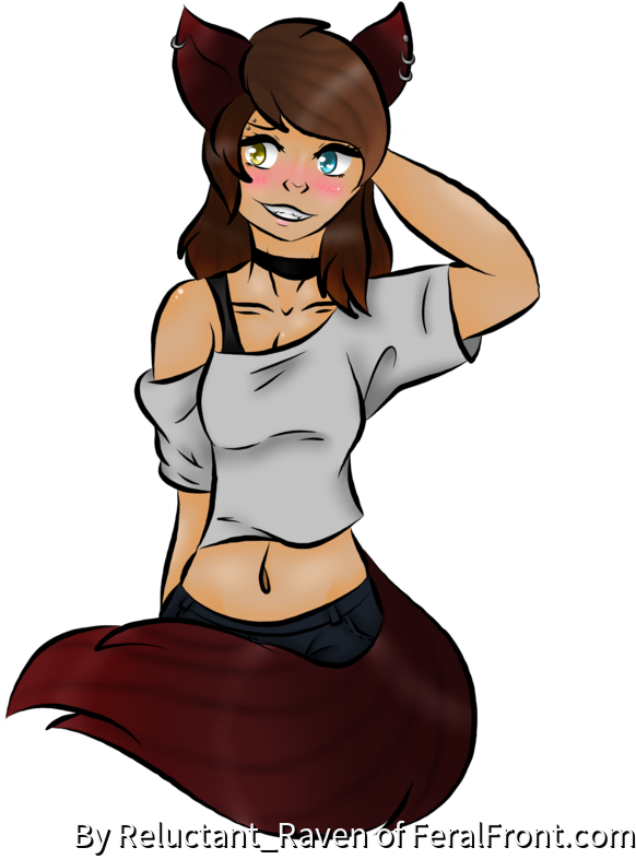 Oc ]dakota - Werewolf - Aphmau Werewolf Fan Art (720x900)