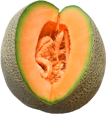 Free Png Melon Png Images Transparent - Honey Dew Melon Orange Inside (1036x1055)