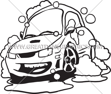 Car Wash - Line Art (825x699)