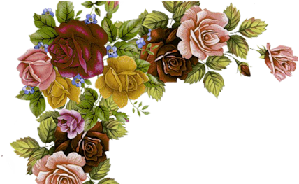 Imagens Para Decoupagem - Flores Png Vintage (500x262)
