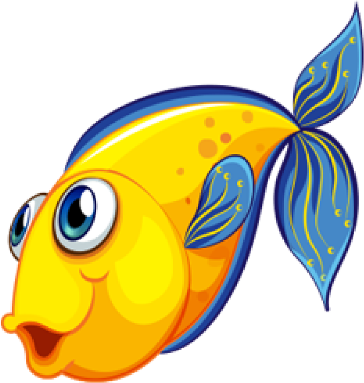 Fish Drawing Clip Art - Fish Cartoon Png (1024x1024)