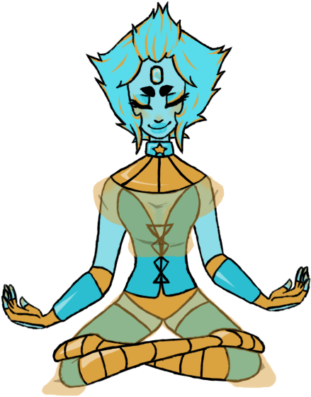 Turquoise - - Illustration (458x565)