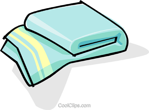Towel Clipart Transparent - Baby Blanket Clip Art (480x354)