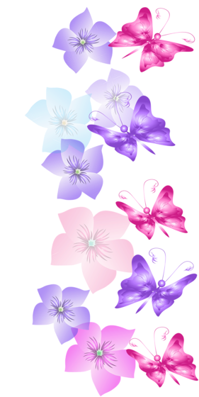 Rainbow Butterfly Clipart Flower Butterfly - Thank You Card For Teacher (336x600)