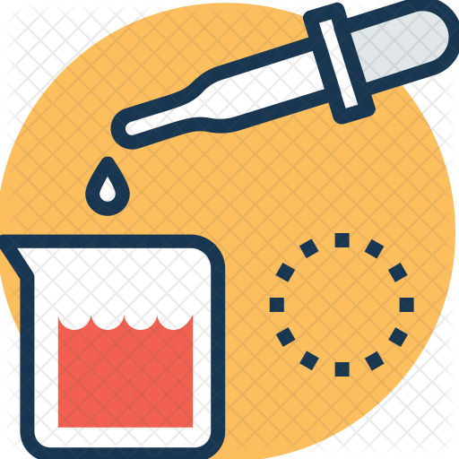 Lab Test Icon - Tubo De Ensayo Con Reacciones Químicas (512x512)