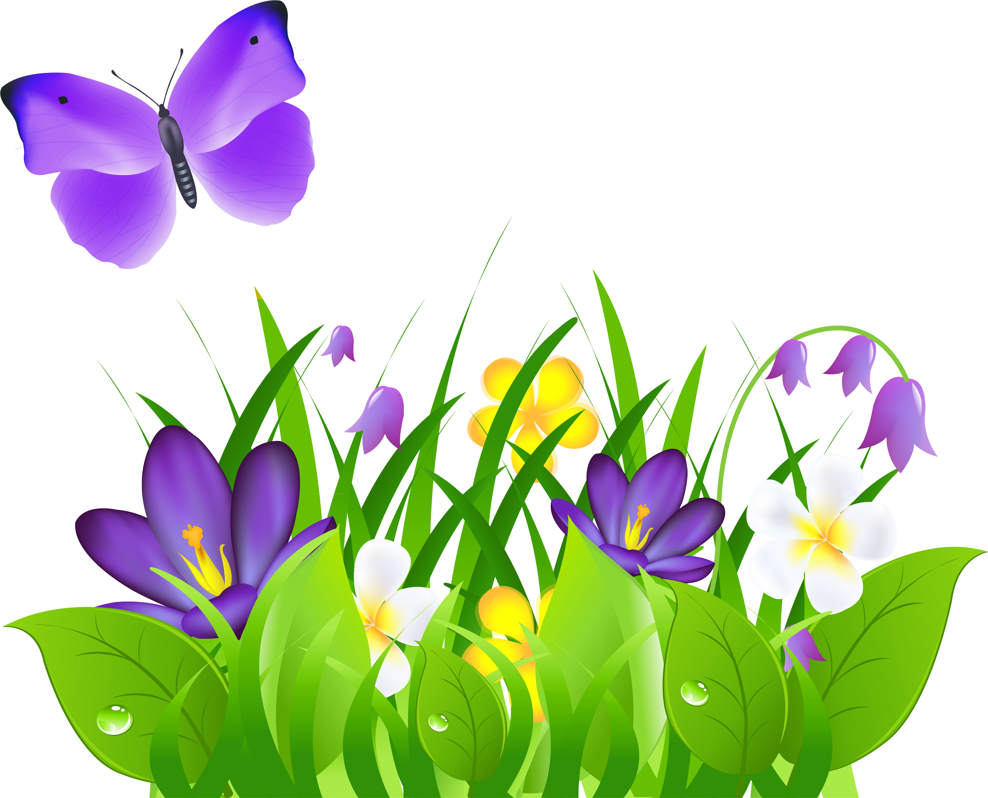 Download and share clipart about Butterfly With Flowers Clipart, Find more ...