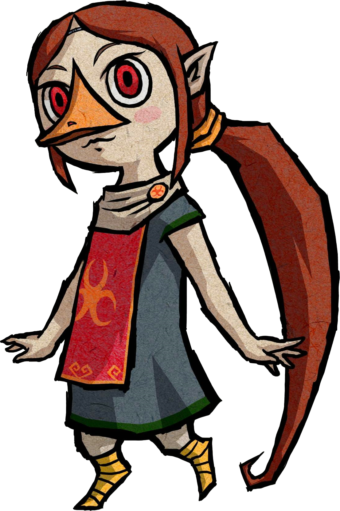 Thumbnail For Version As Of - Link Wind Waker Characters (1107x1661)