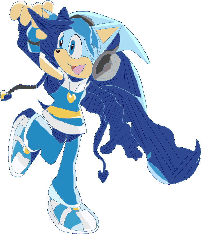 Reens The Hedgehog- Sonic Riders - Sonic Riders Base (985x1133)