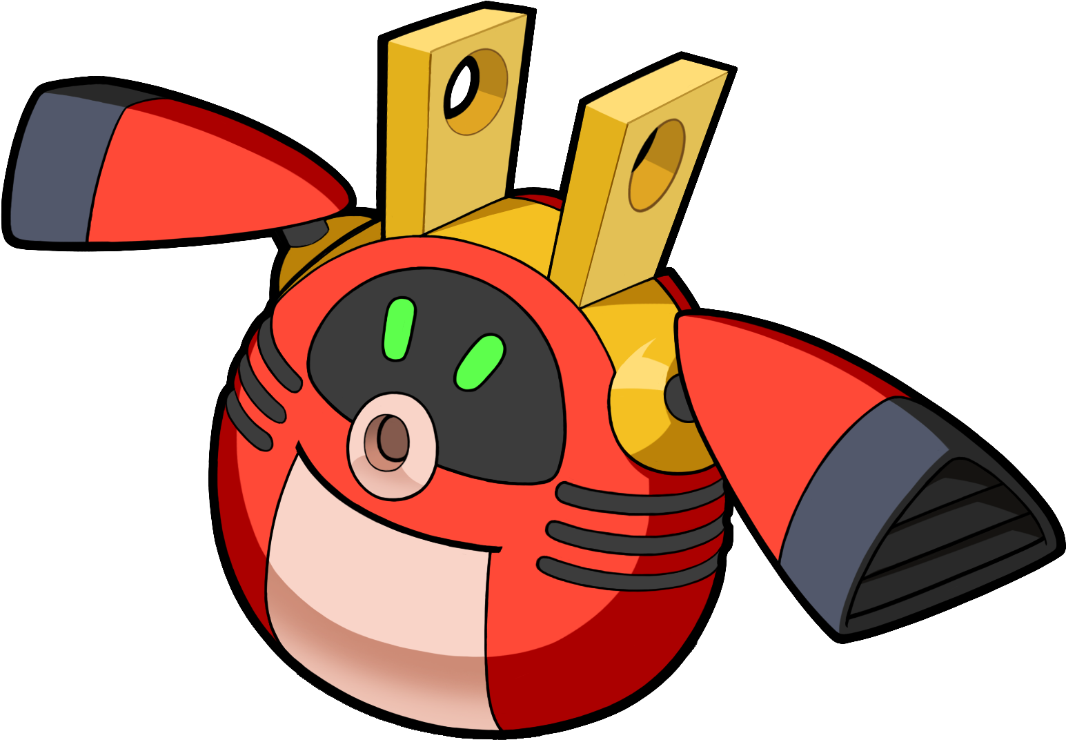 Patches Are Flying Item/xel Delivery Service Robots - Patch Mighty No 9 (1605x1272)