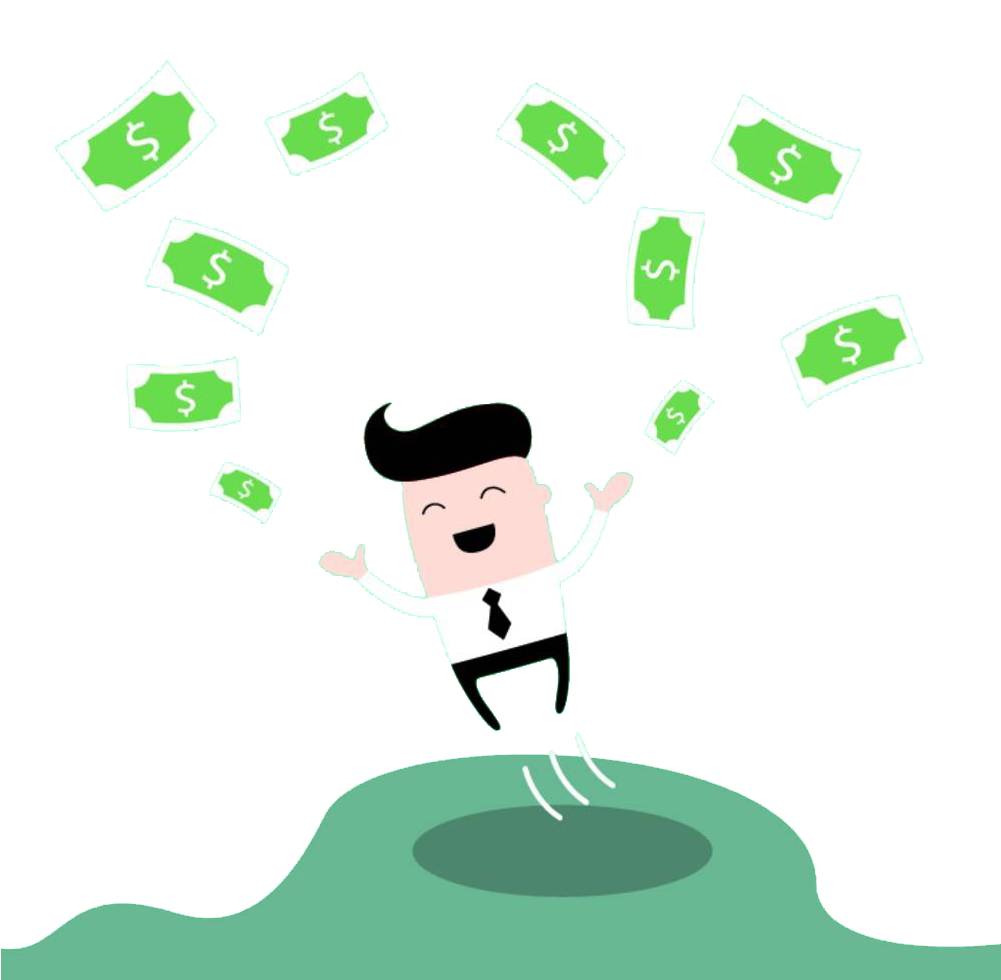 Money Cartoon Clip Art - Money Cartoon Clip Art (1000x1000)