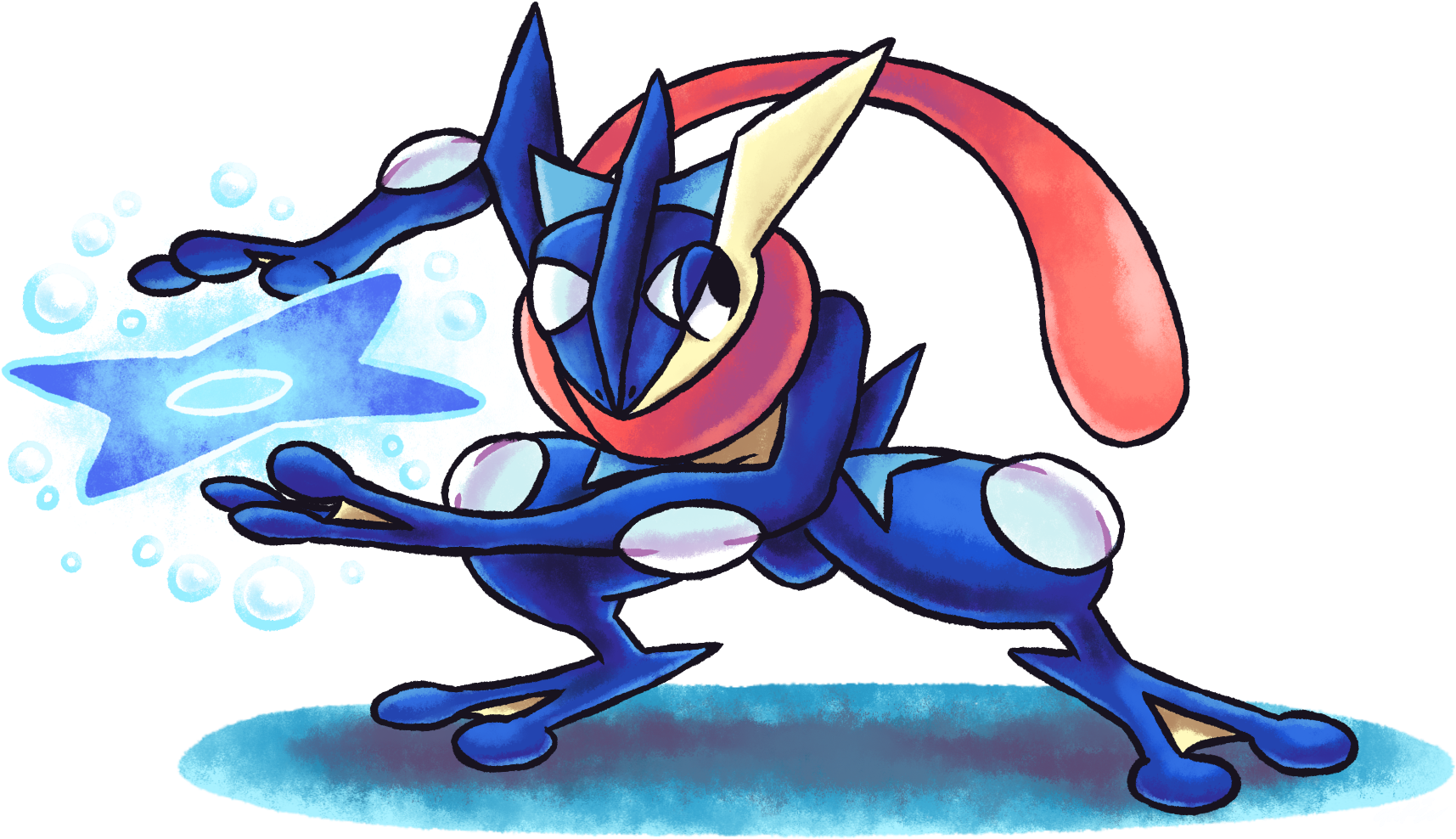 Pokémon X And Y Pokémon Red And Blue Super Smash Bros - Pokemon Greninja.