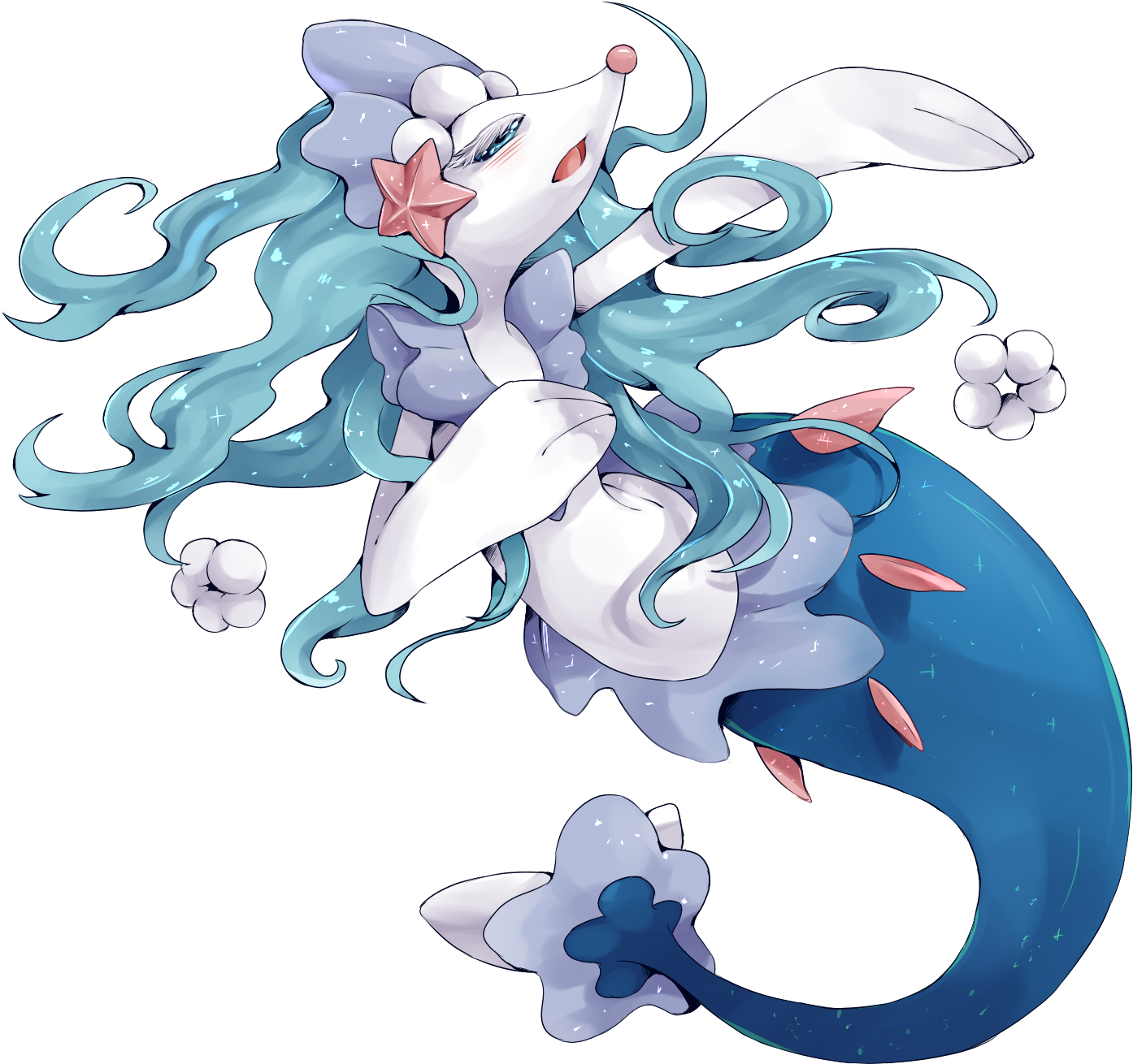 Pokémon Sun And Moon Pikachu Mammal Vertebrate Fictional - Primarina Art (1484x1393)