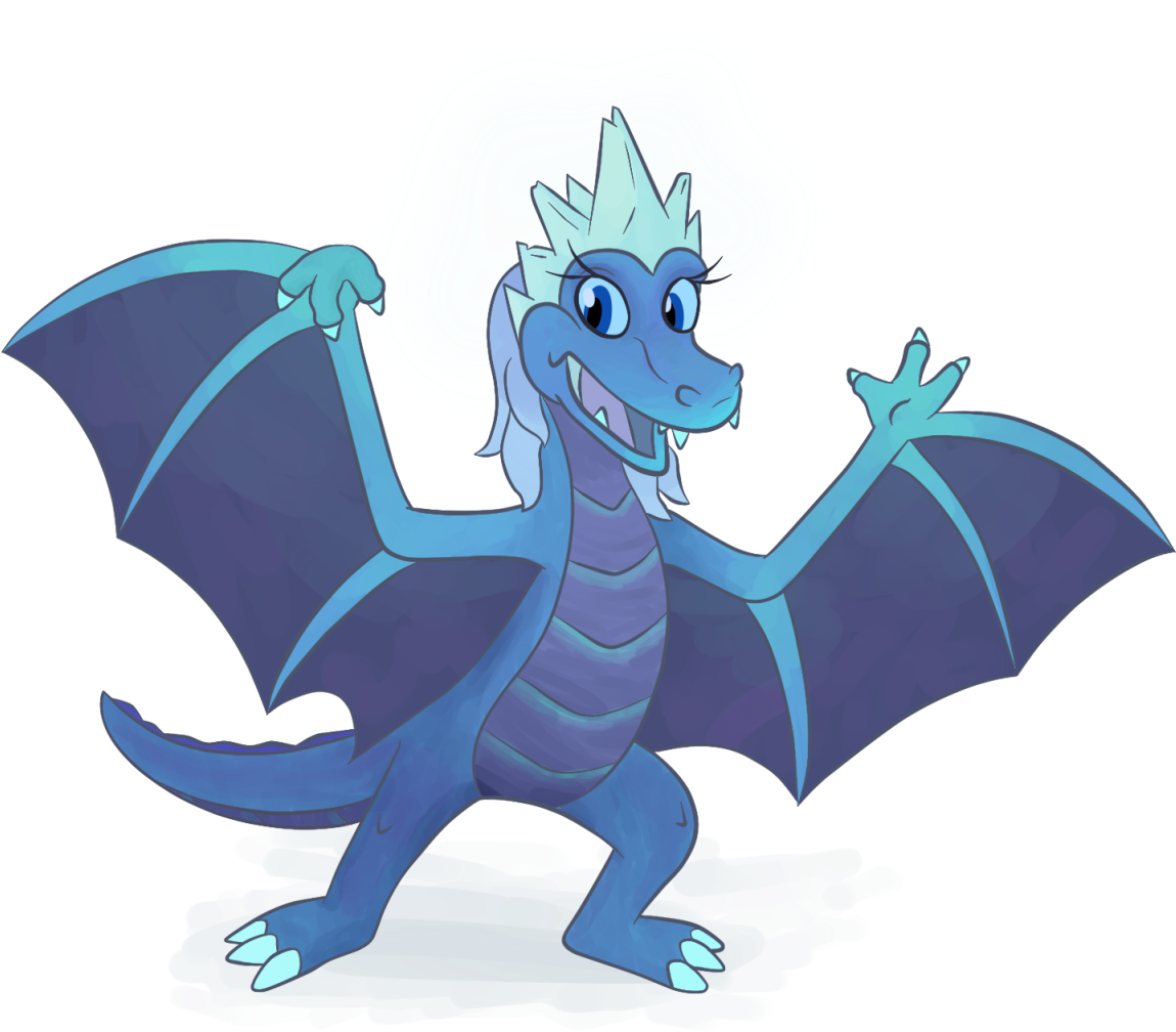 Auroth The Winter Wyvern By Muggyy Auroth The Winter - Comics (1234x1074)