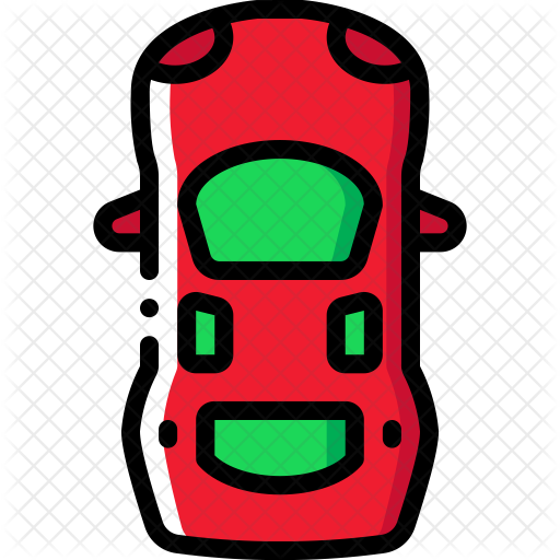 Car Top View Icon - Car Top View Icon (512x512)
