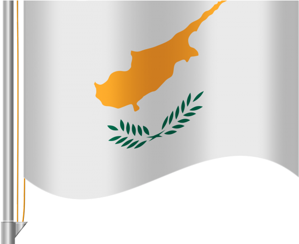 Cyprus Flag Clipart Illustrations - Bandeira Do Pais De Chipre (640x480)