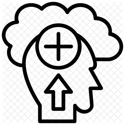 Positive Thinking Icon - Self Awareness Icon (512x512)
