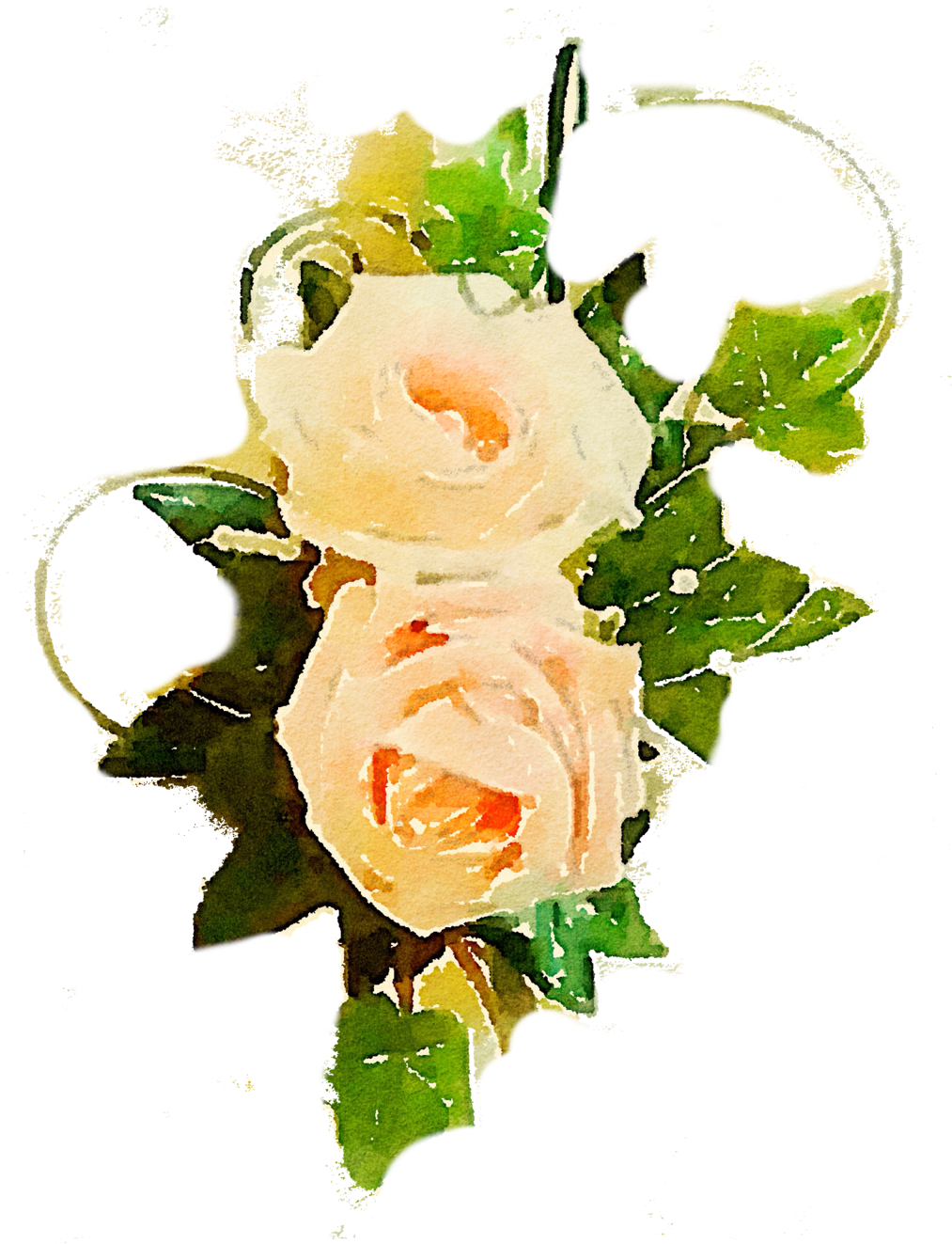 Peach Flower Clipart Real Flower - Flowers Png Peach (1024x1365)